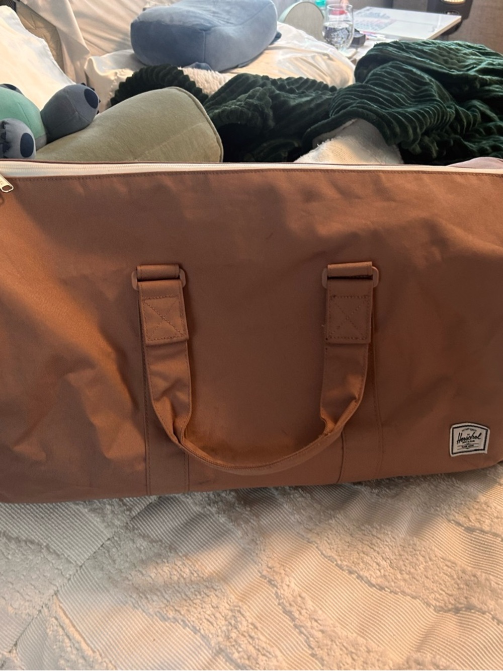 Women’s Herschel pink Duffel Bag